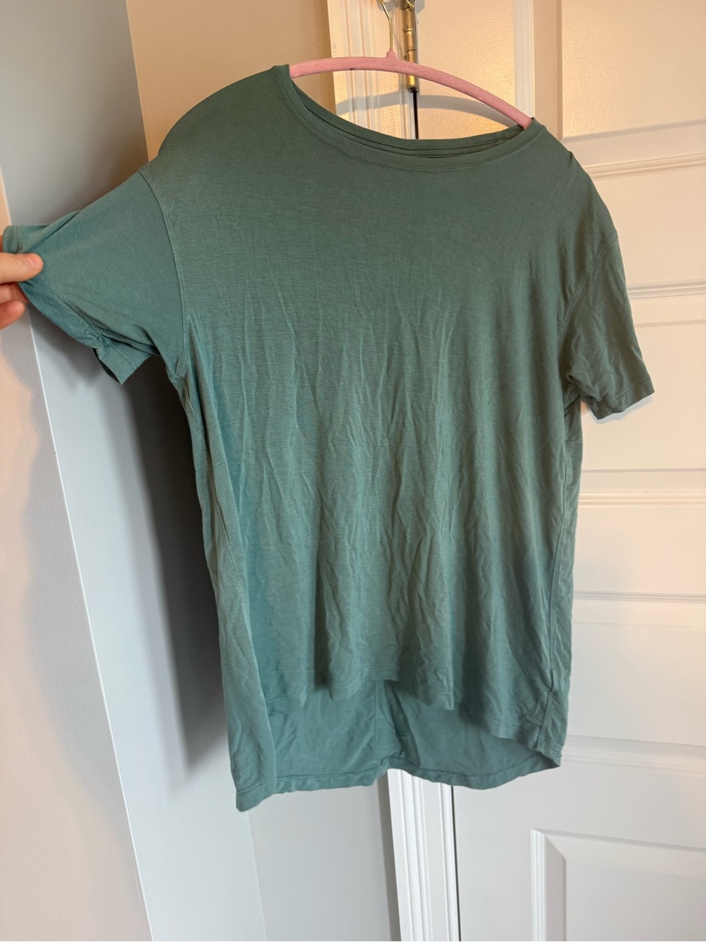 American Eagle Outfitters Women’s Soft & sexy Short Sleeve Crew Tee in Sage